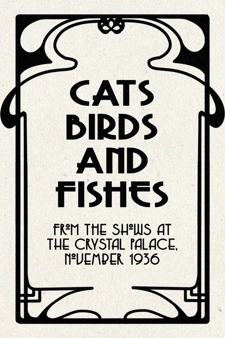 Cats, Birds and Fishes poster background