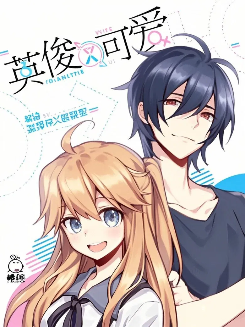 英俊又可爱 动态漫 poster background