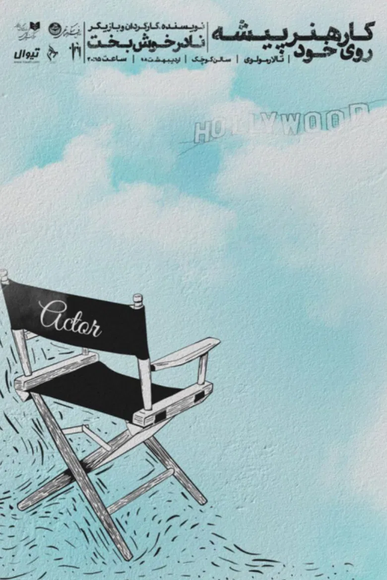 The actor's self-development poster background