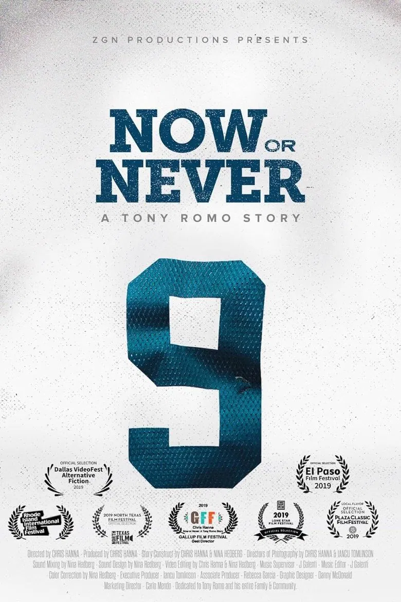 Now or Never: A Tony Romo Story poster background