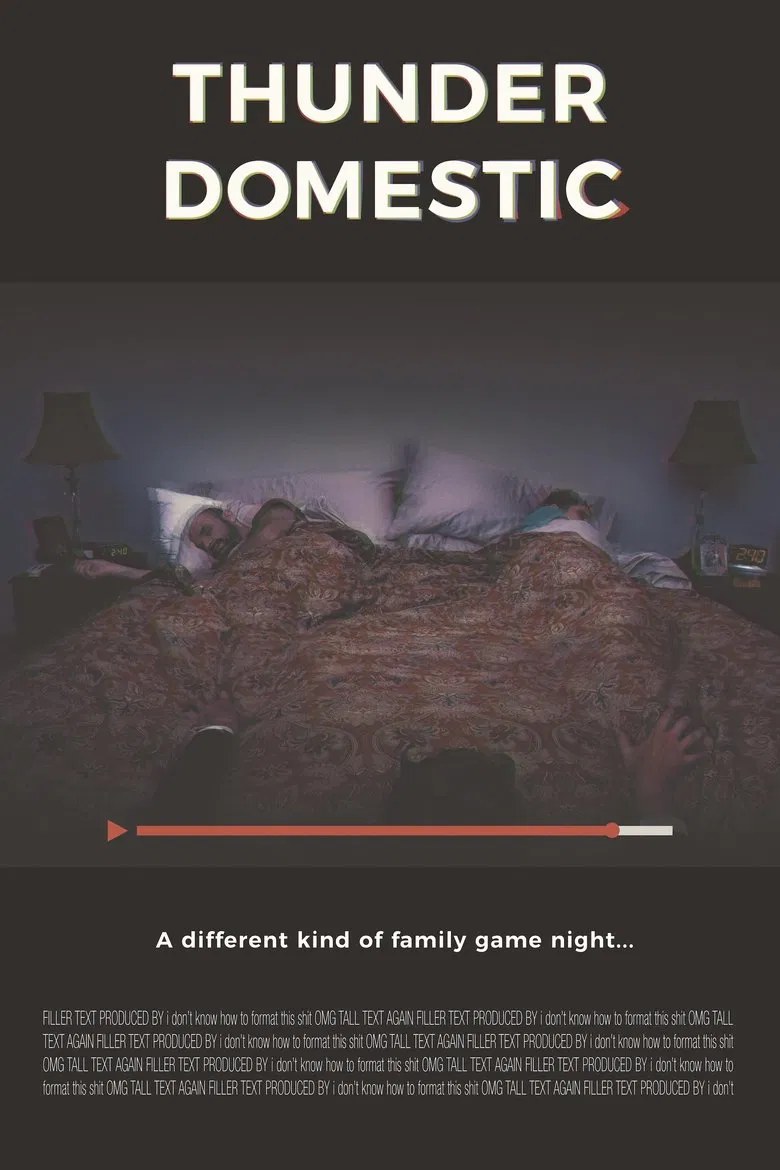 Thunder-Domestic poster background