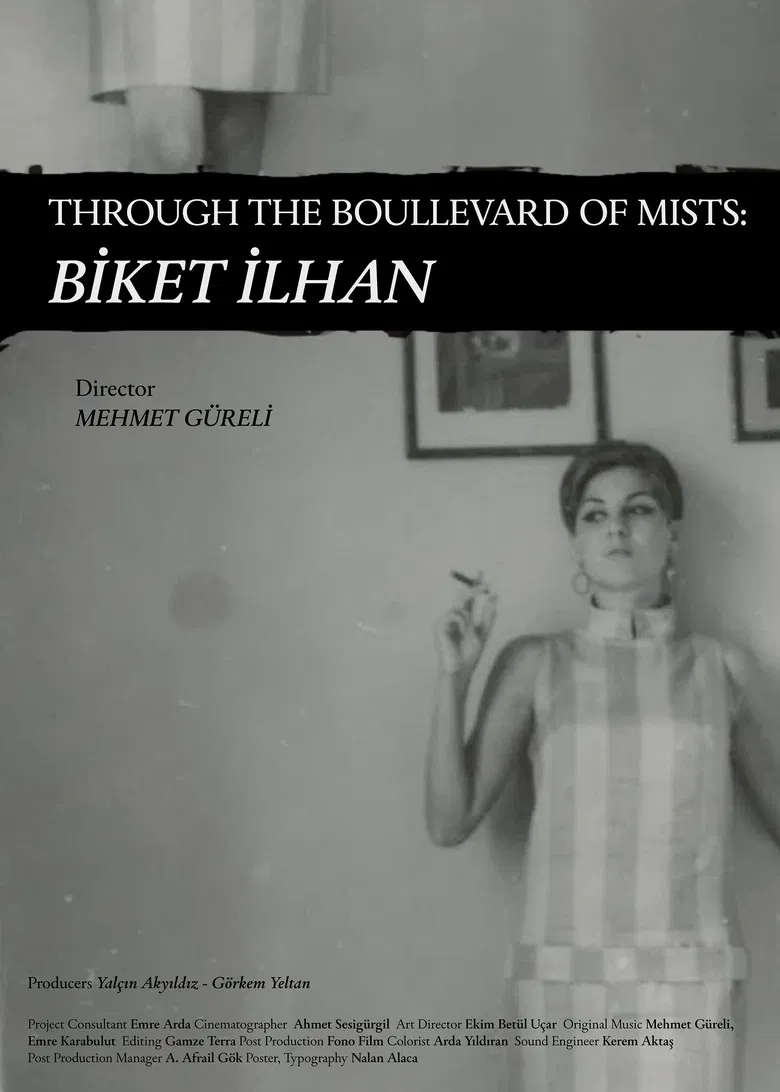 Through The Boullevard of Mists: Biket İlhan poster background
