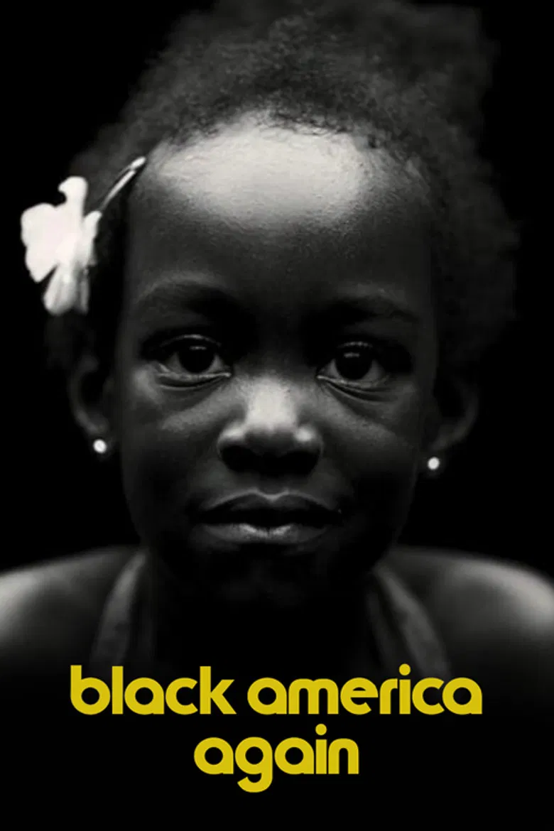 Black America Again poster background