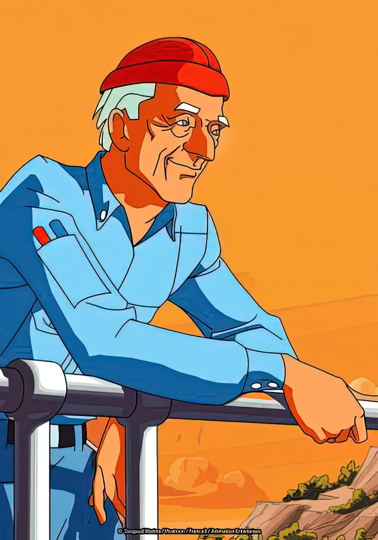 Les Aventures fantastiques du commandant Cousteau poster background