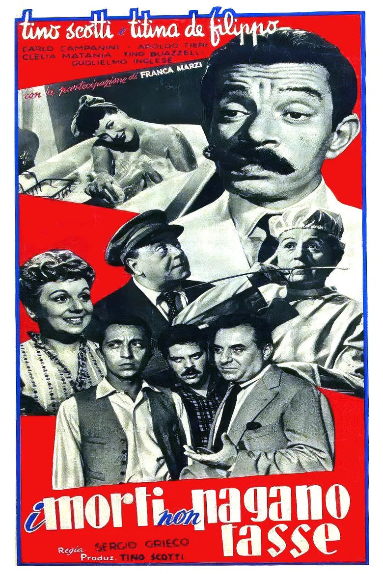 I morti non pagano tasse poster background