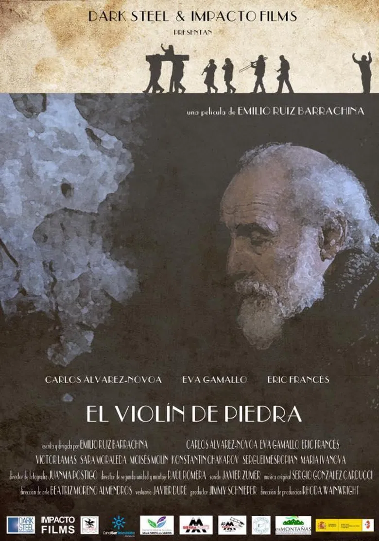 El violín de piedra poster background
