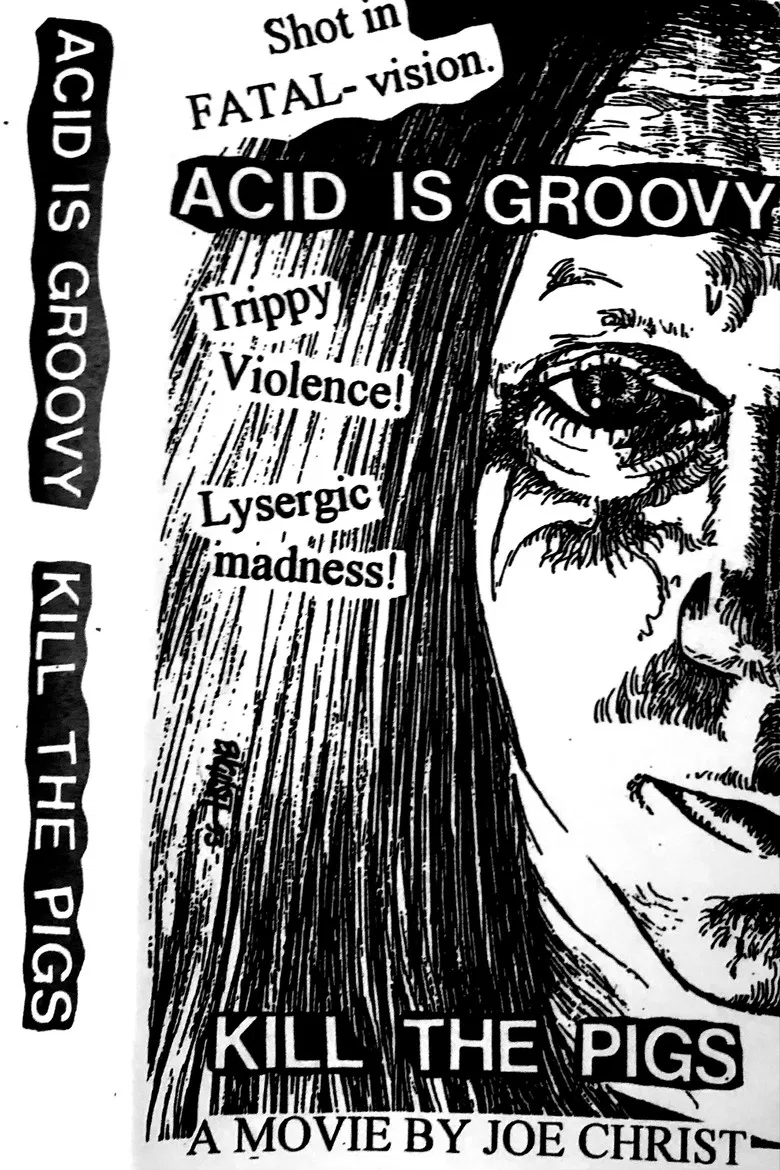 Acid Is Groovy Kill the Pigs poster background