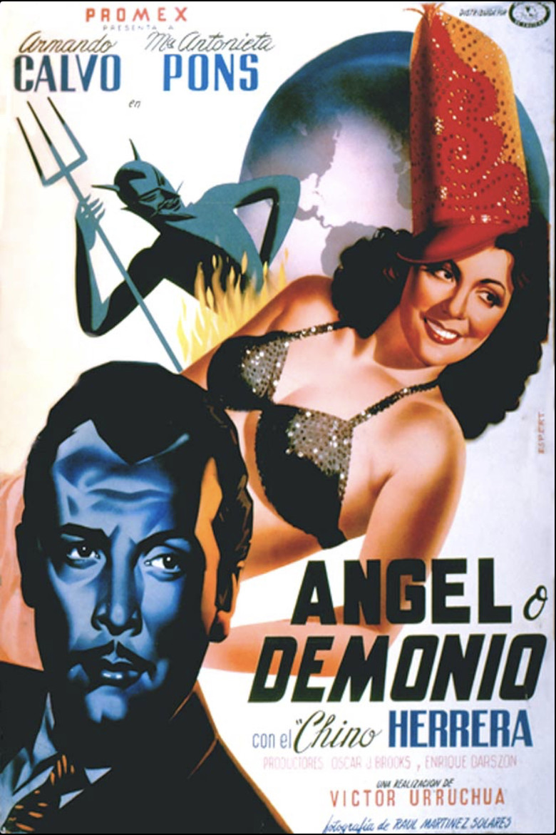 Ángel o demonio poster background