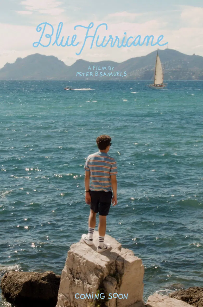 Blue Hurricane poster background