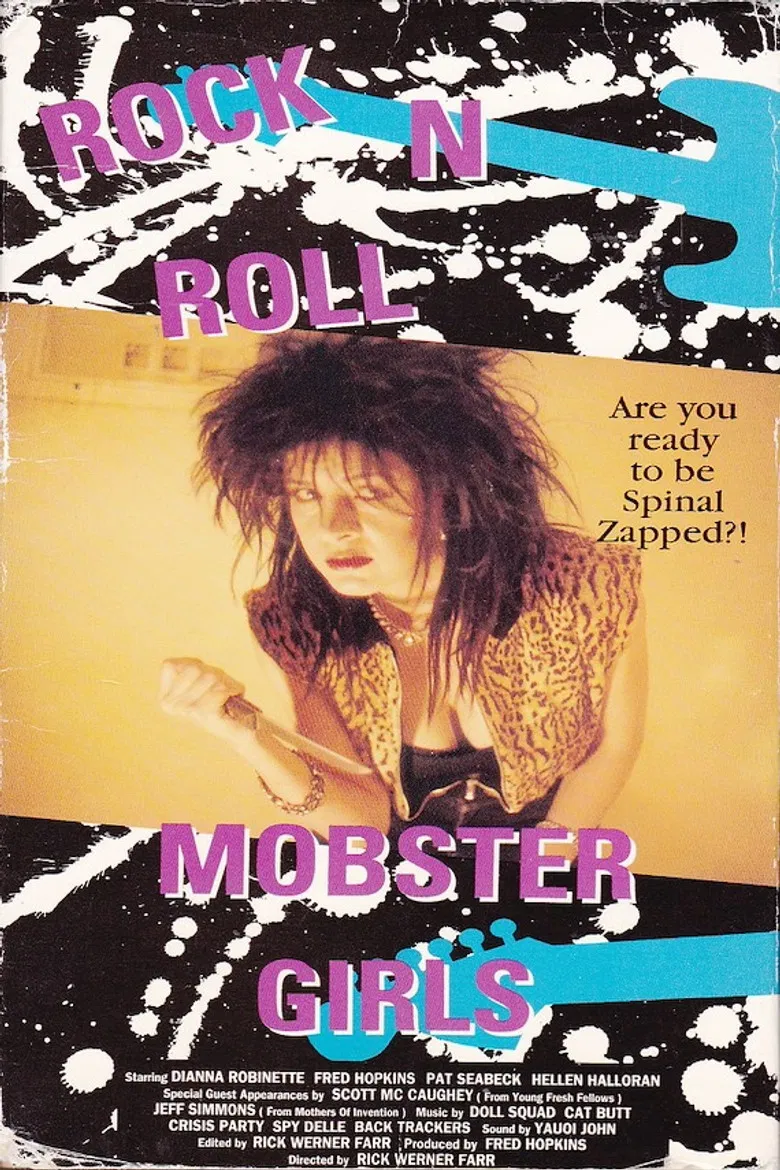 Rock N Roll Mobster Girls poster background
