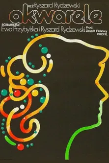 Watercolors poster background