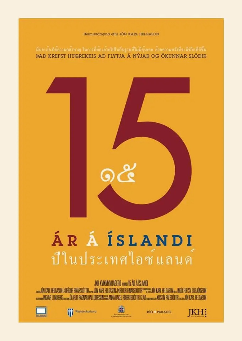 15 Years in Iceland poster background