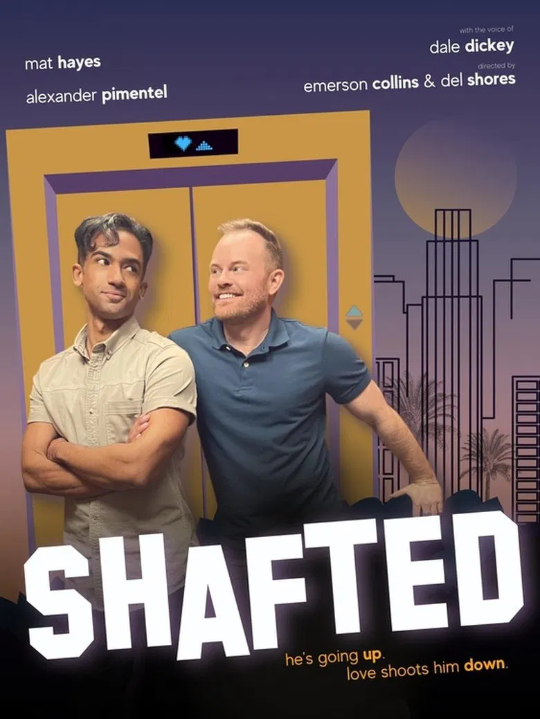 Shafted poster background