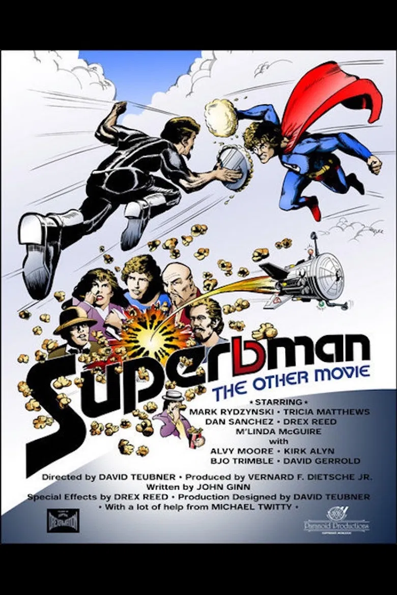 Superbman: The Other Movie poster background