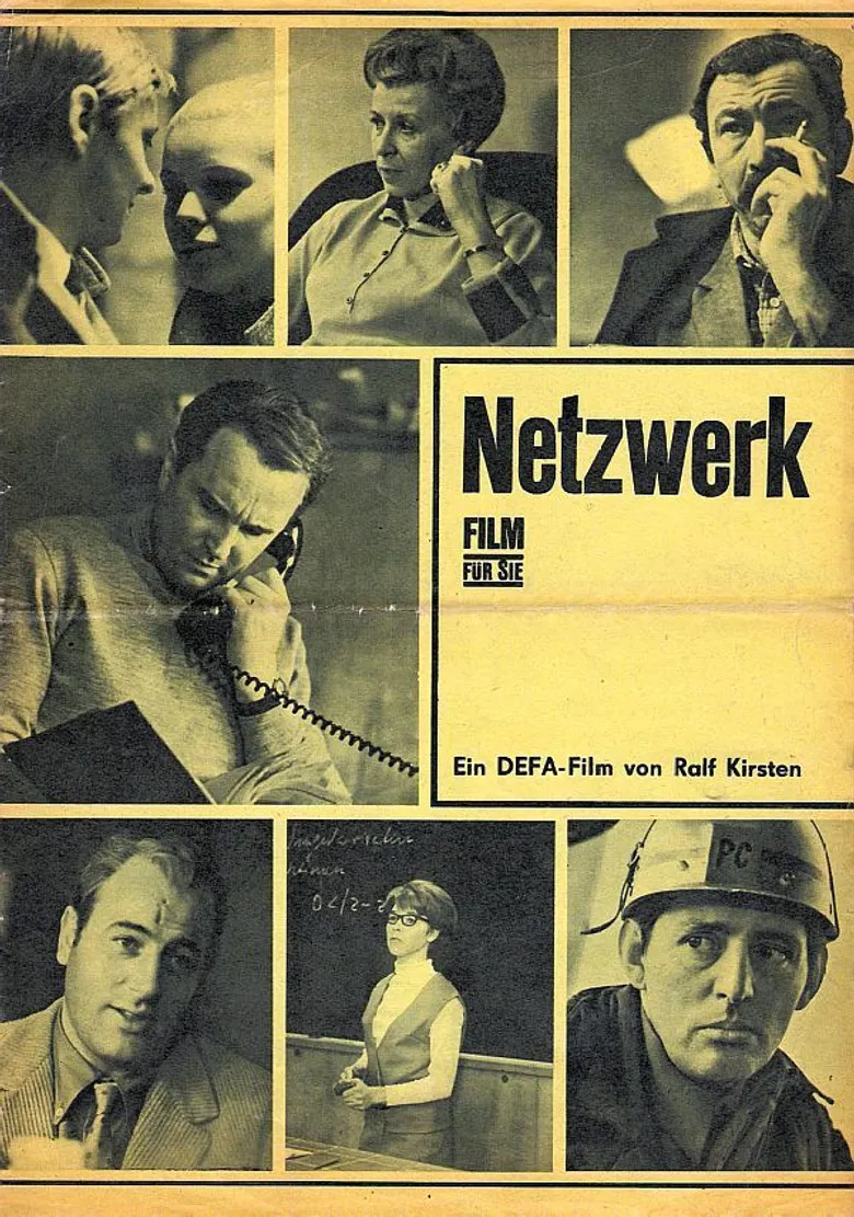 Netzwerk poster background