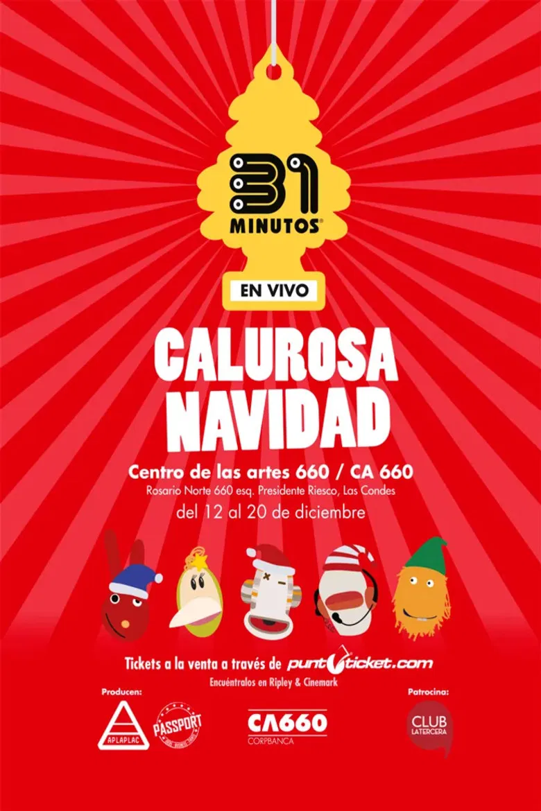 31 Minutos: Calurosa Navidad (En Vivo) poster background