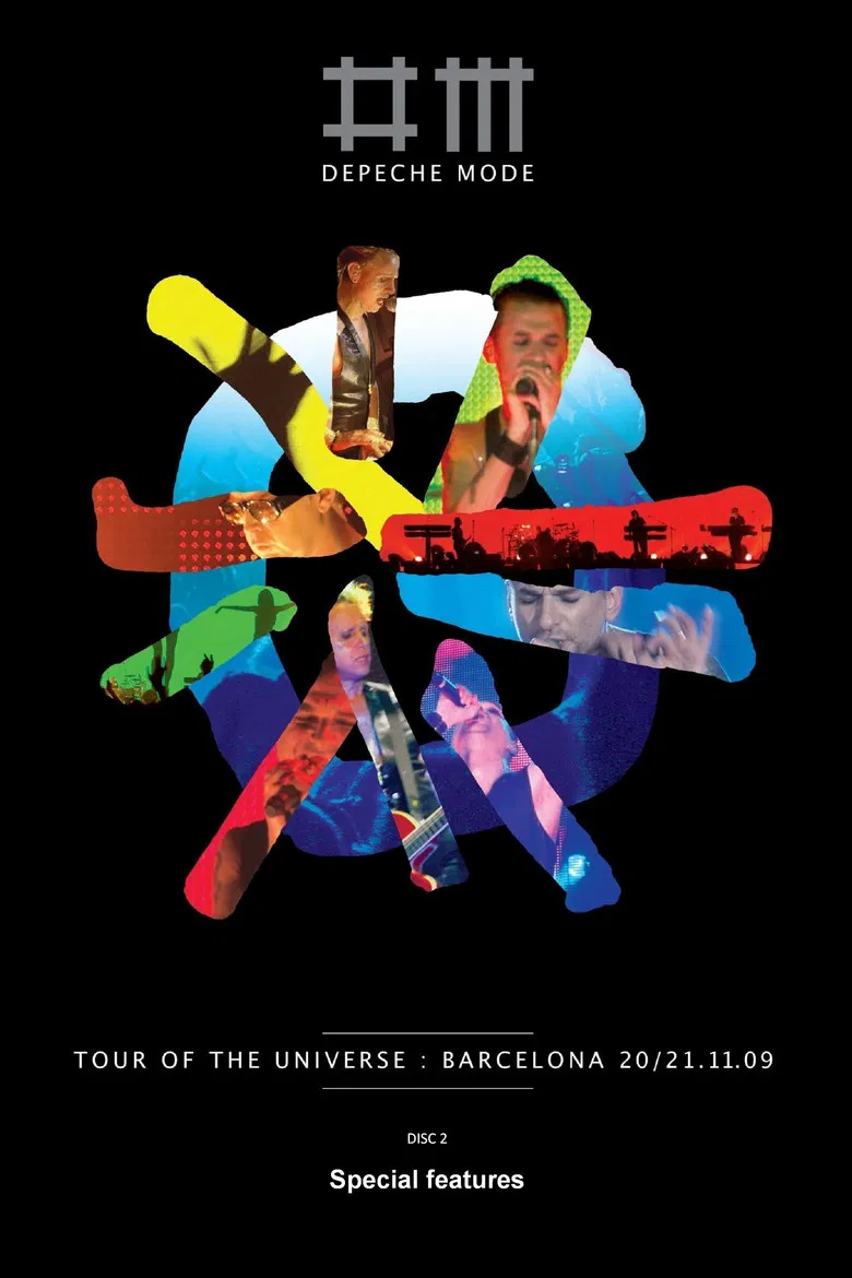 Depeche Mode: Tour of the Universe: Barcelona - Special features poster background