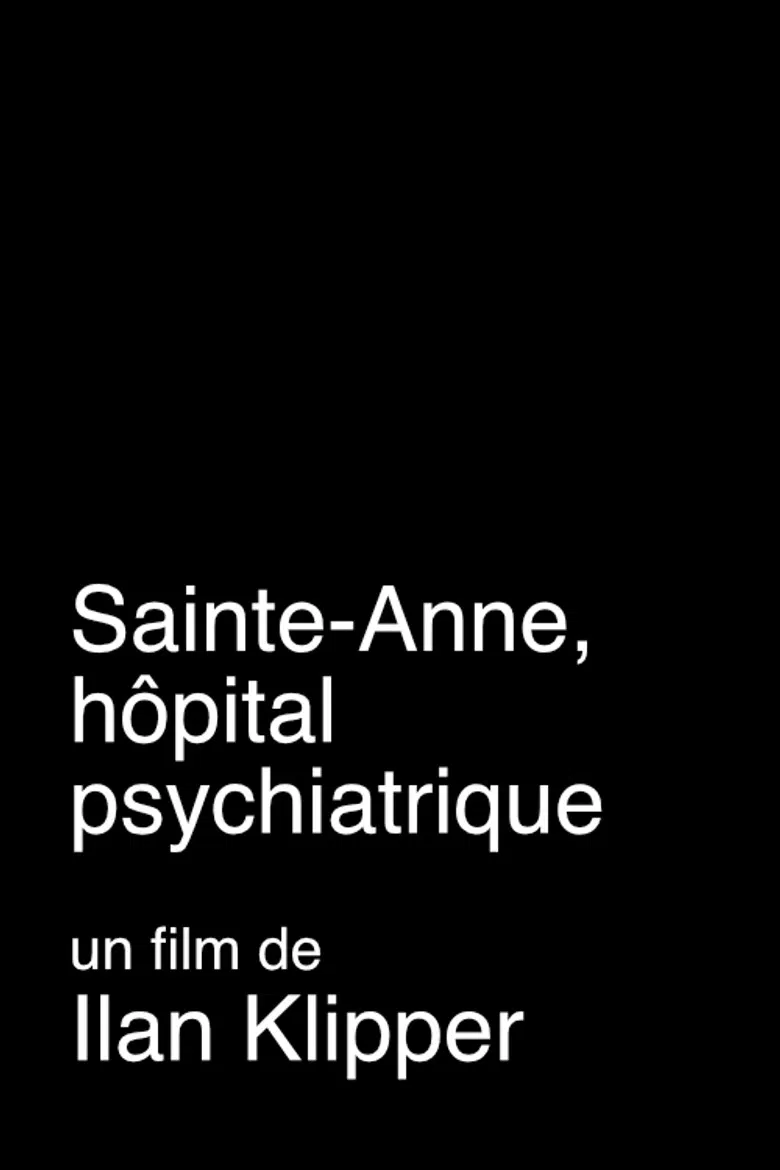 Sainte-Anne, hôpital psychiatrique poster background