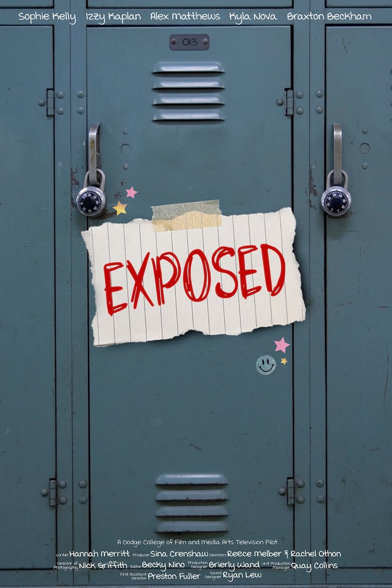 Exposed poster background