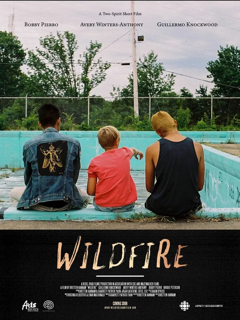 Wildfire poster background
