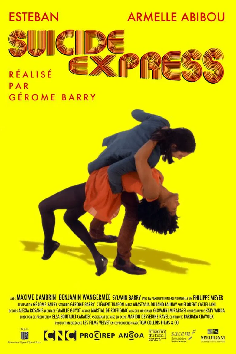 Suicide express poster background