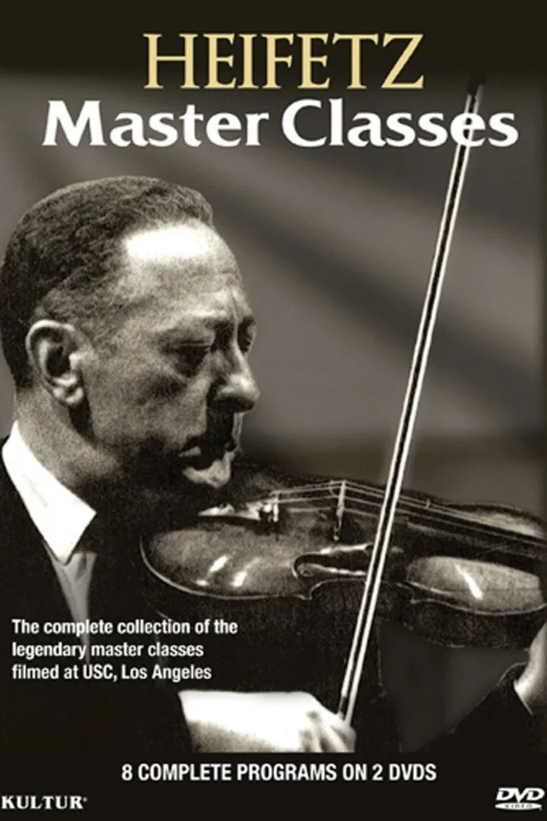 Jascha Heifetz Master Classes poster background