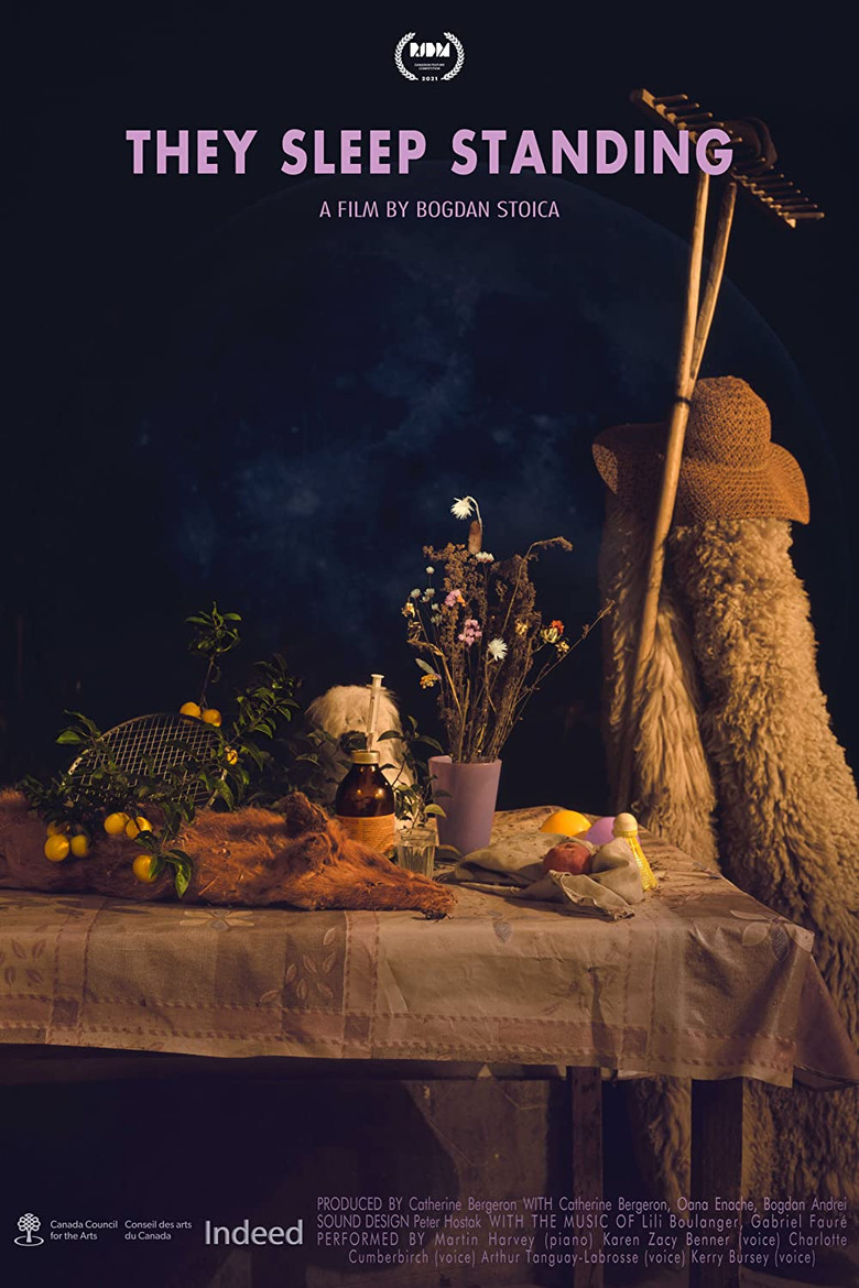 They Sleep Standing poster background