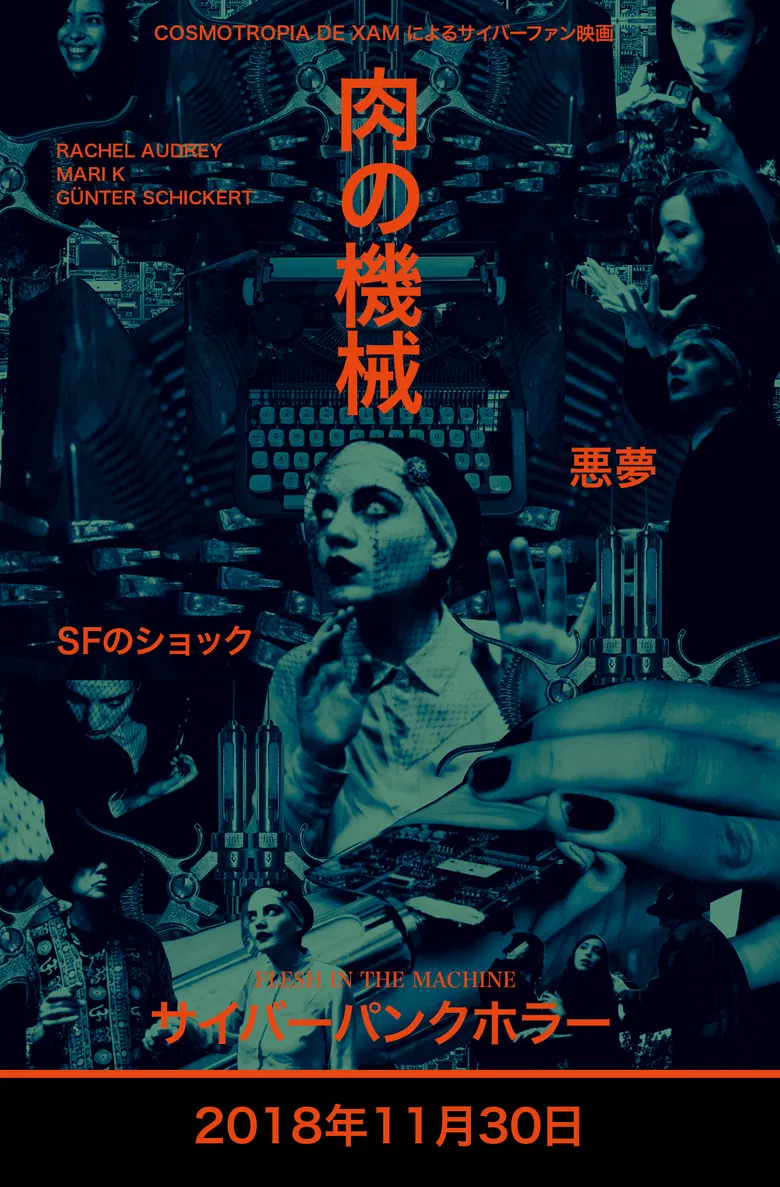 Flesh In The Machine poster background