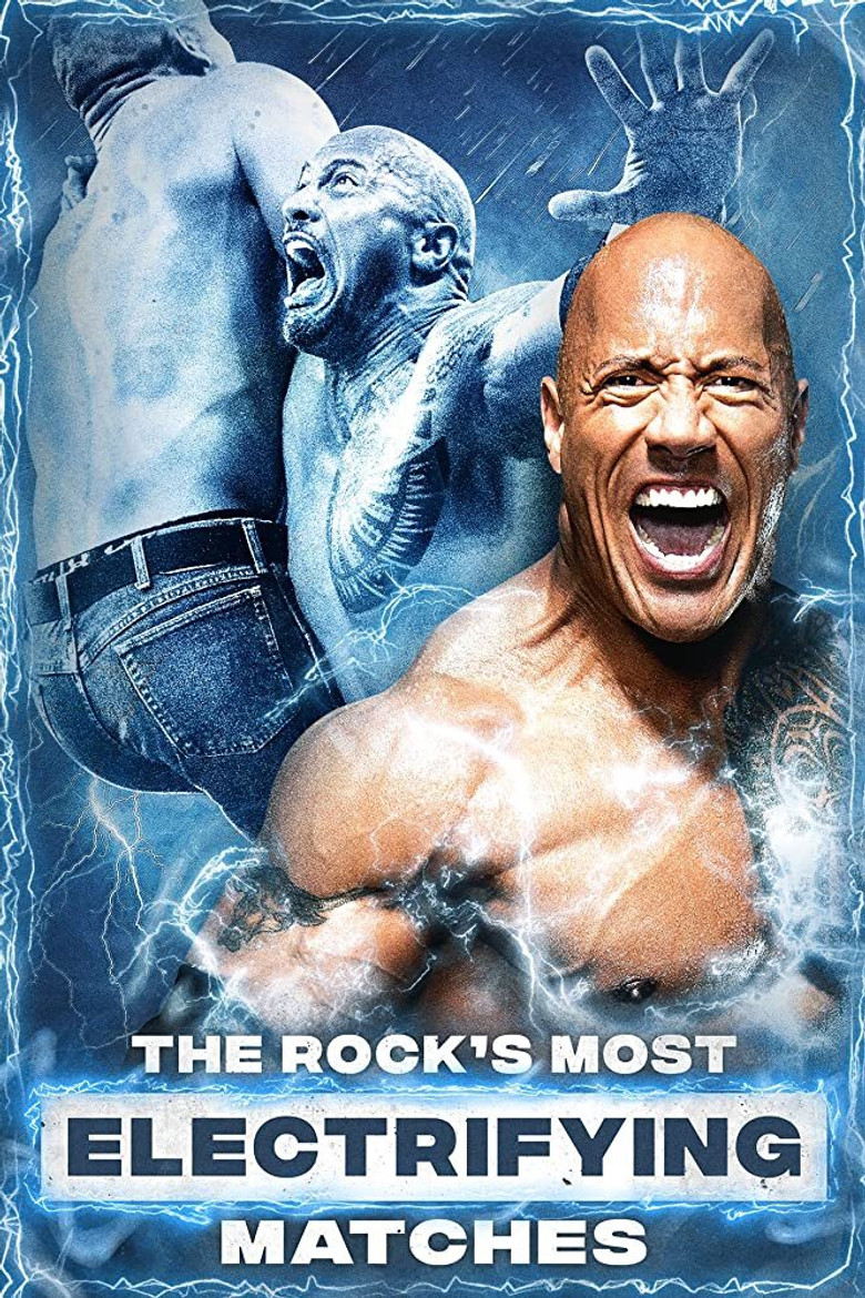 The Rock's Most Electrifying Matches poster background