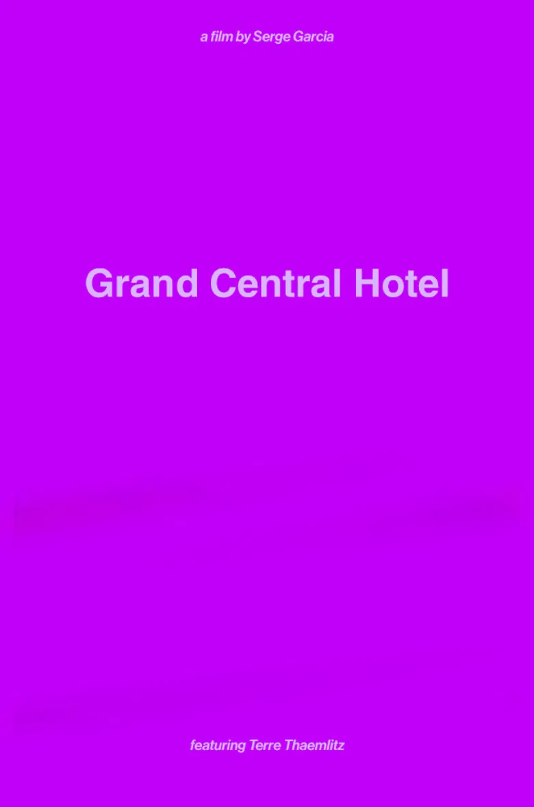 Grand Central Hotel poster background