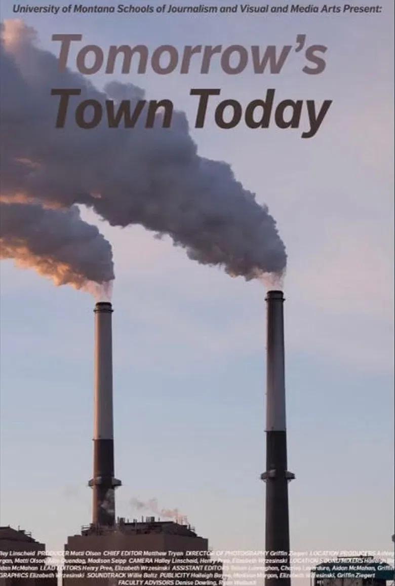 Tomorrow's Town Today poster background