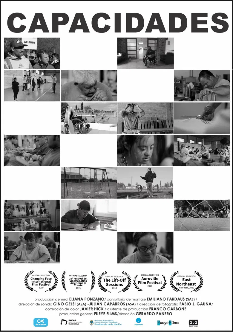 Capacidades poster background