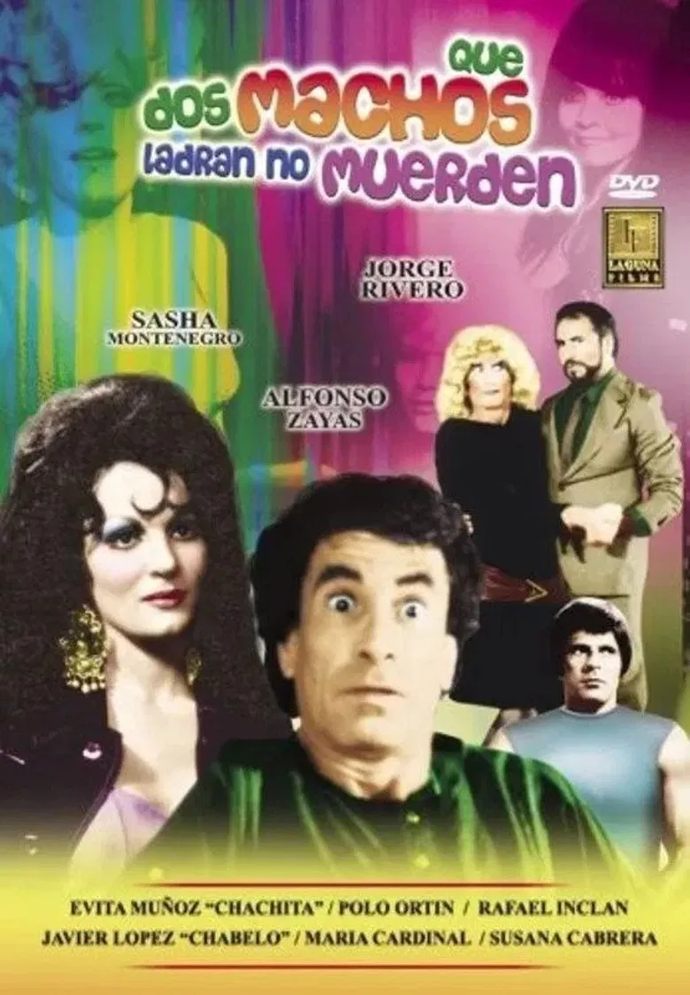 Dos machos que ladran no muerden poster background