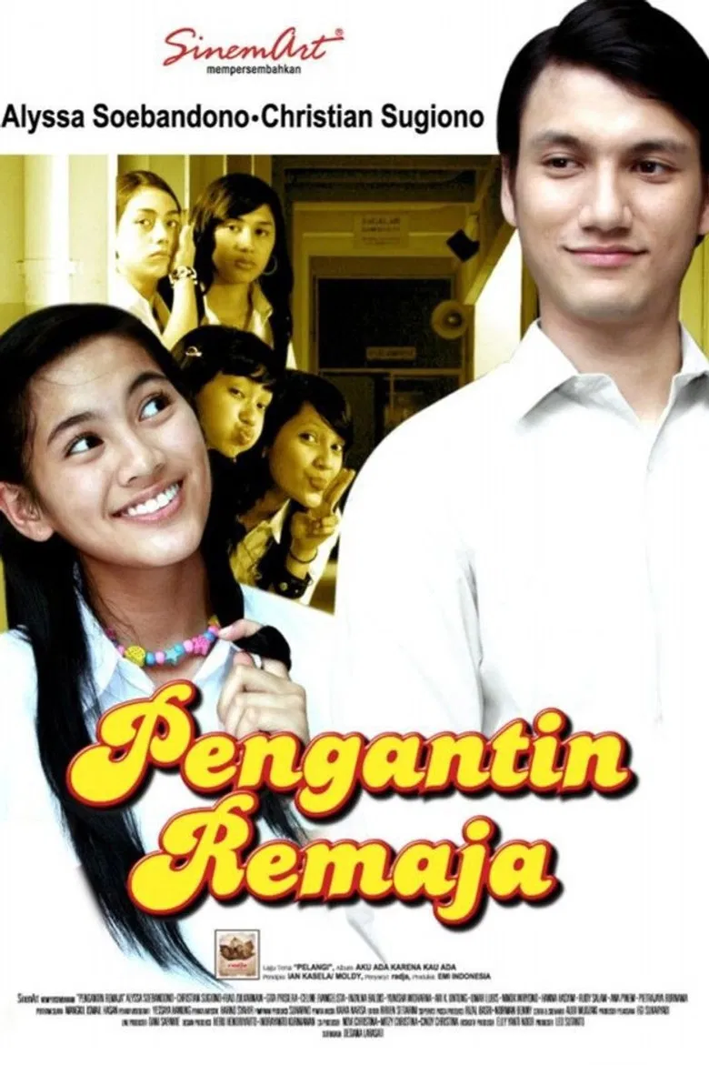 Teenage Bride poster background