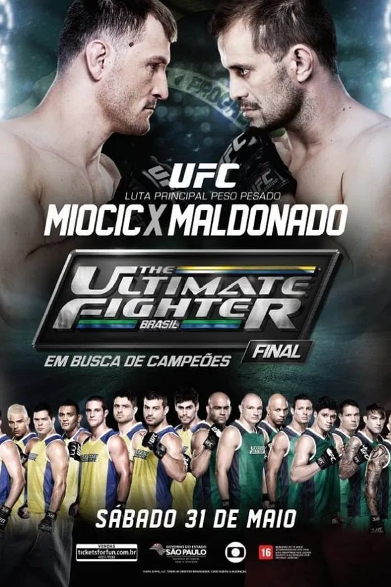 The Ultimate Fighter Brazil 3 Finale: Miocic vs. Maldonado poster background