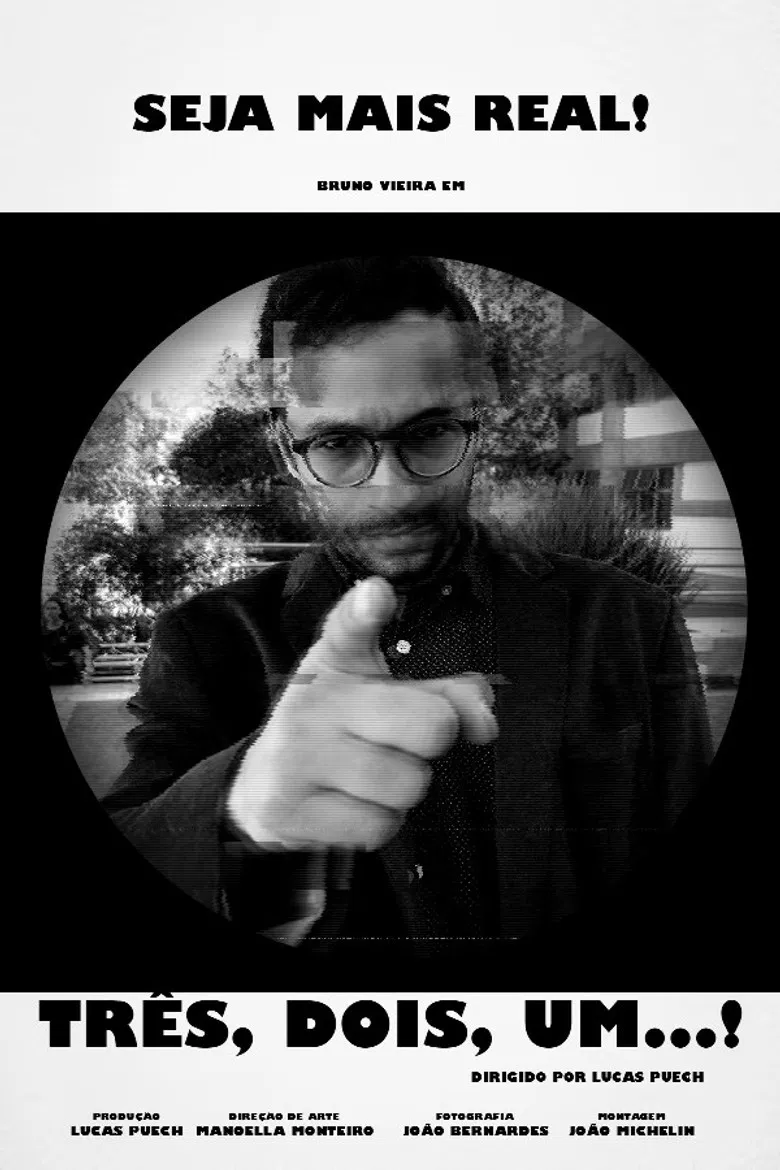 Três, Dois, Um...! poster background