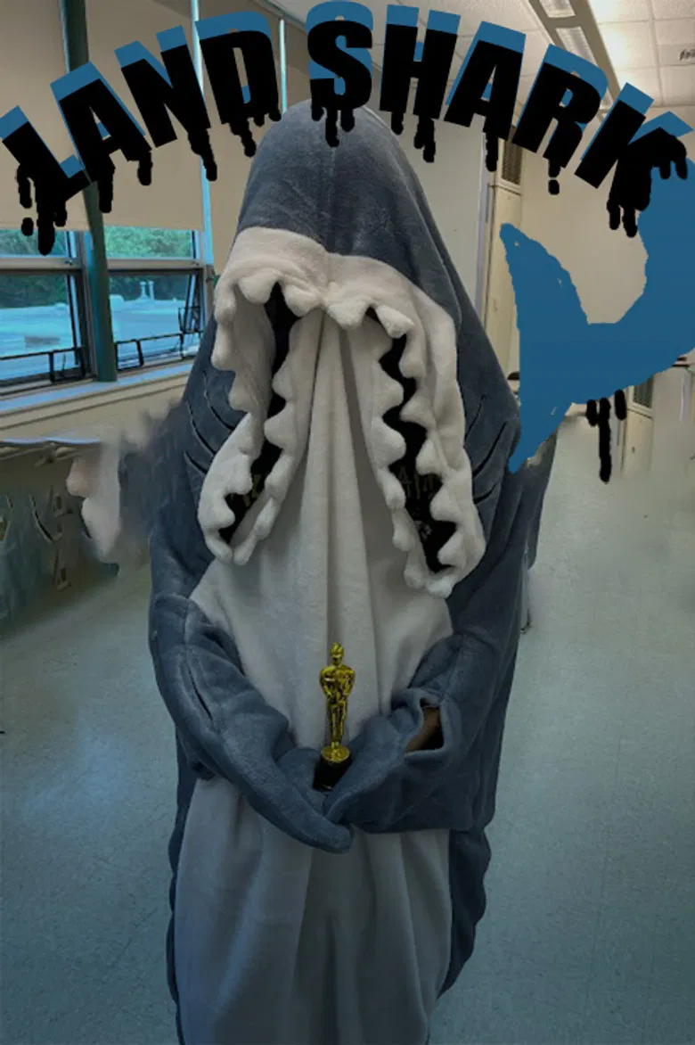 Land Shark poster background