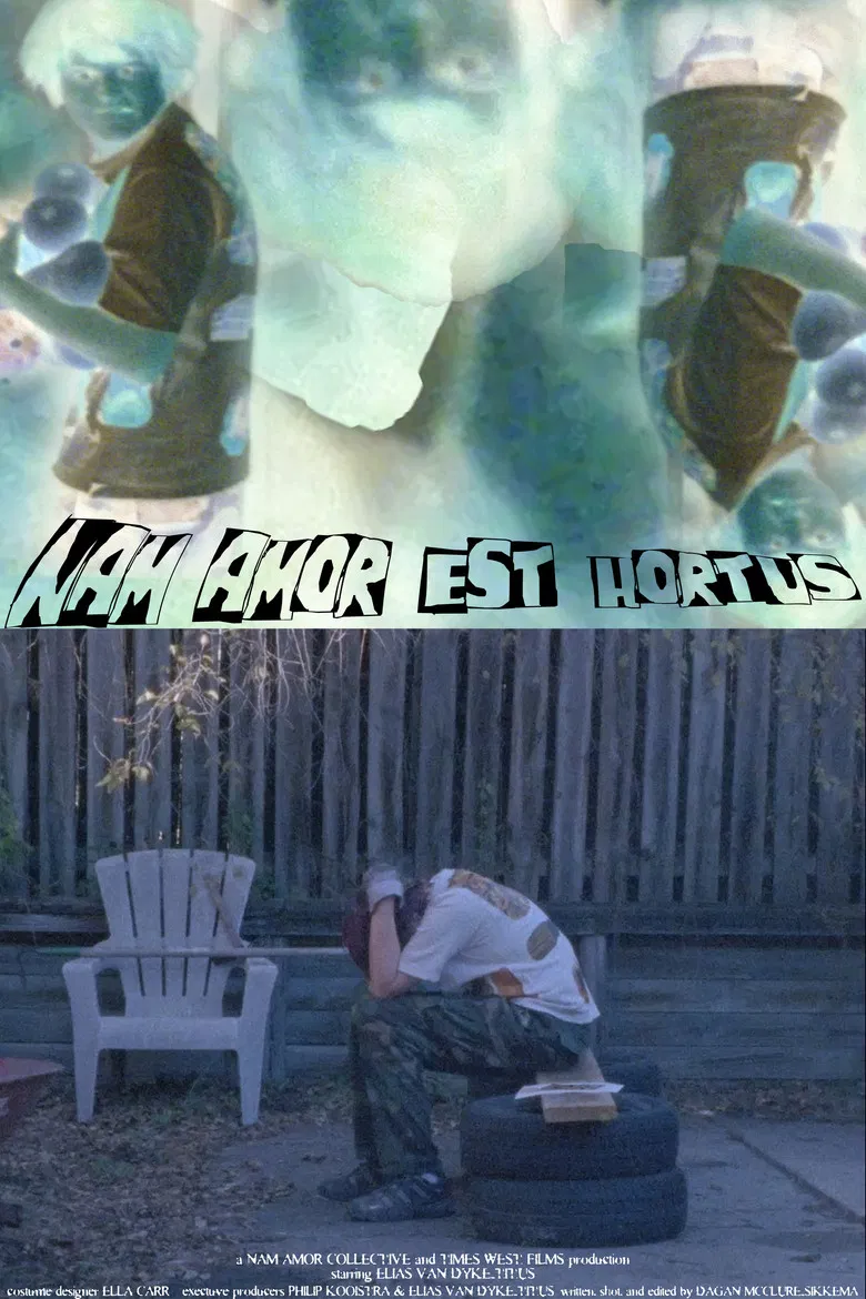 NAM AMOR EST HORTUS poster background