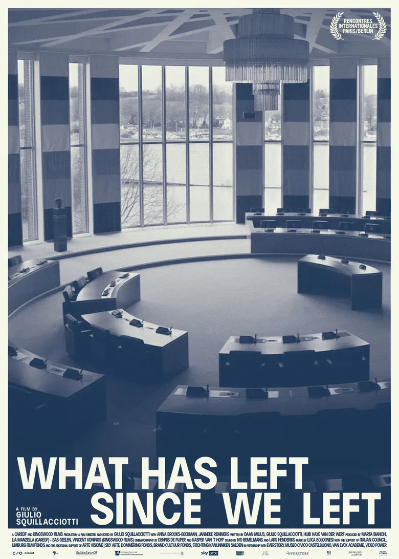What has left since we left poster background