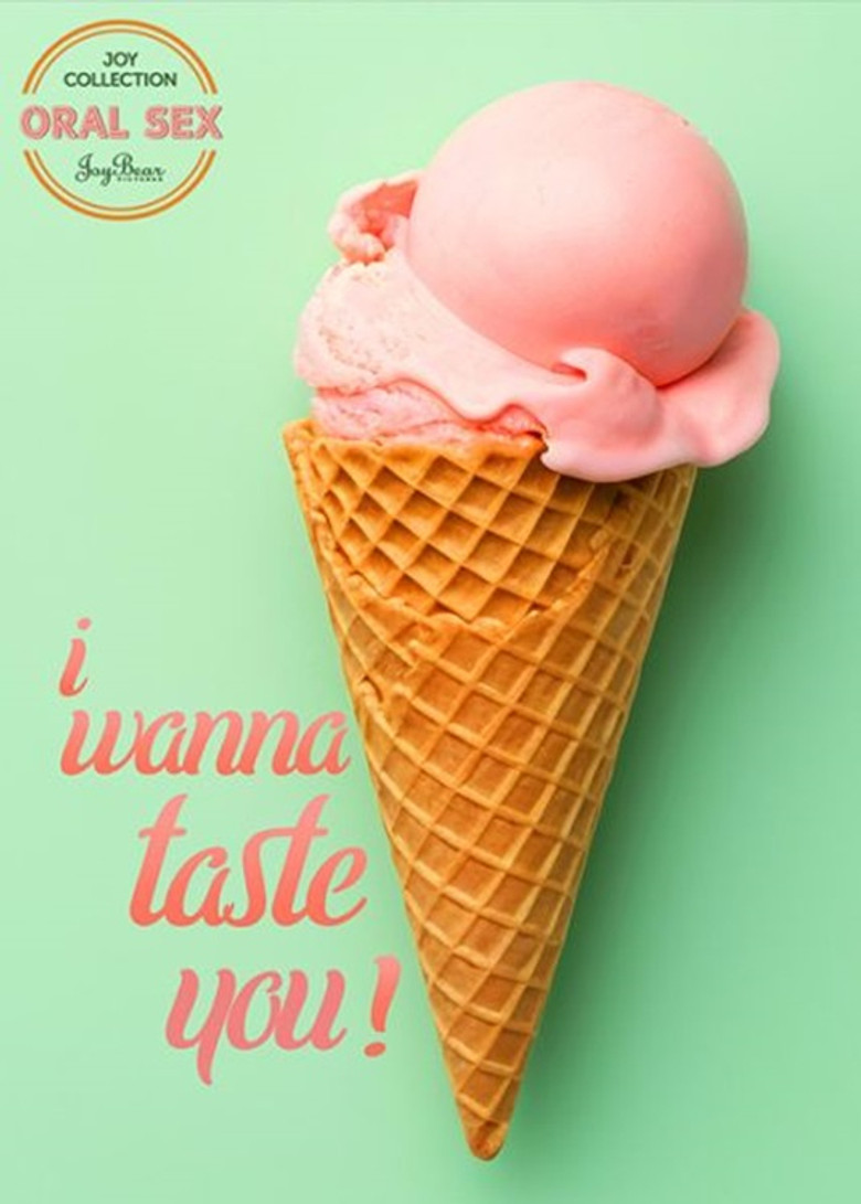 I WANNA TASTE YOU poster background