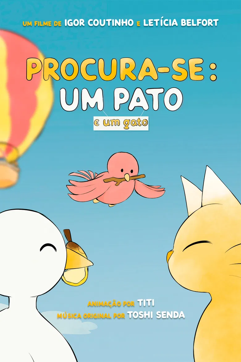 Procura-se: Um pato e um gato poster background