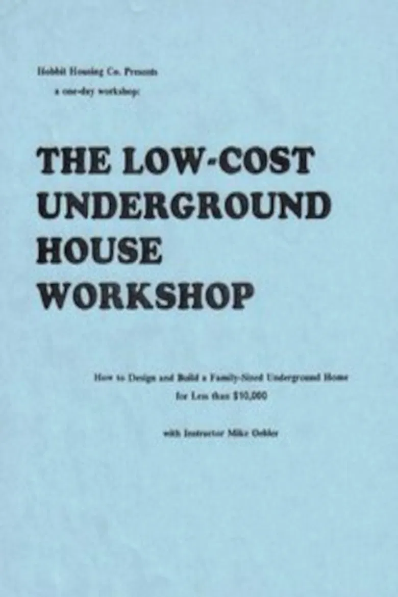 The Underground House Workshop and Survival Shelter Seminar poster background