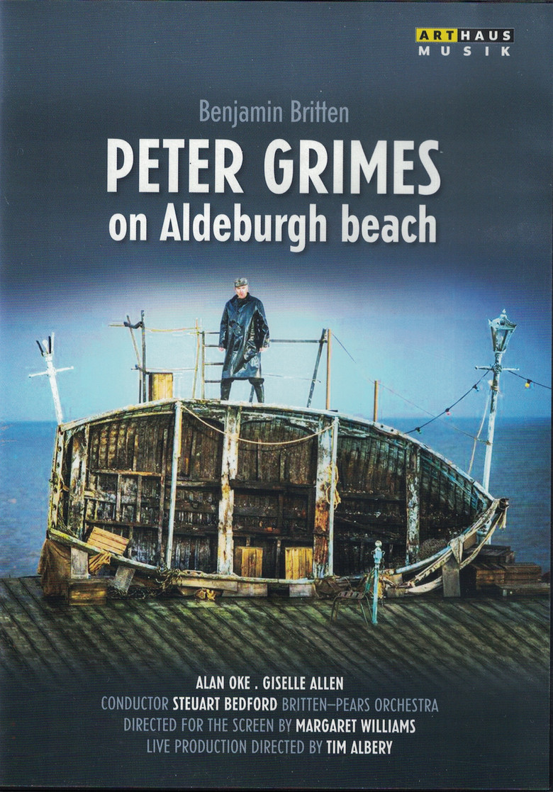Peter Grimes on Aldeburgh Beach poster background