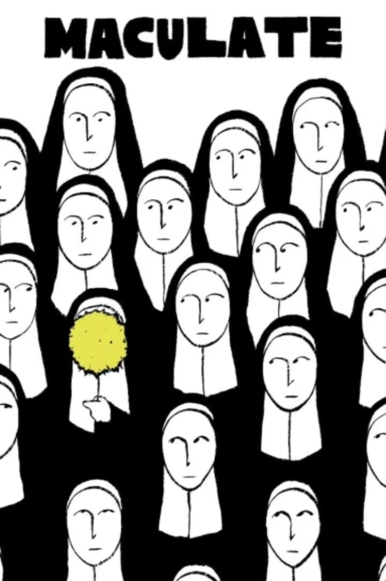 Maculate poster background