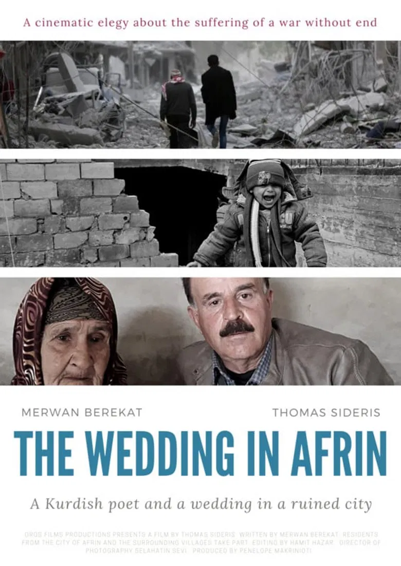 The Wedding in Afrin poster background