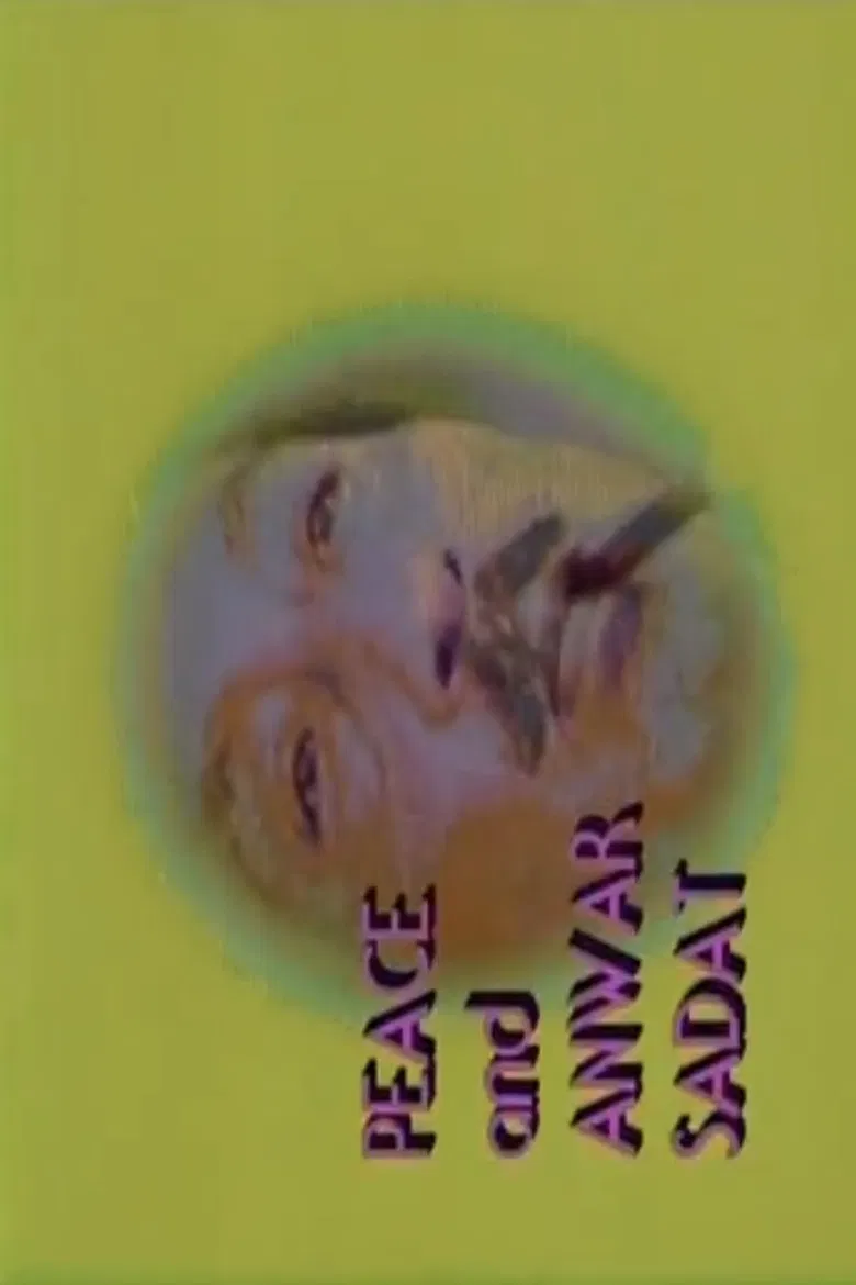 Peace and Anwar Sadat poster background