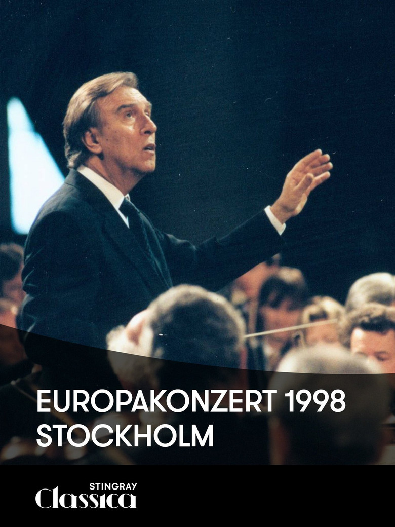 Europakonzert 1998 from Stockholm poster background