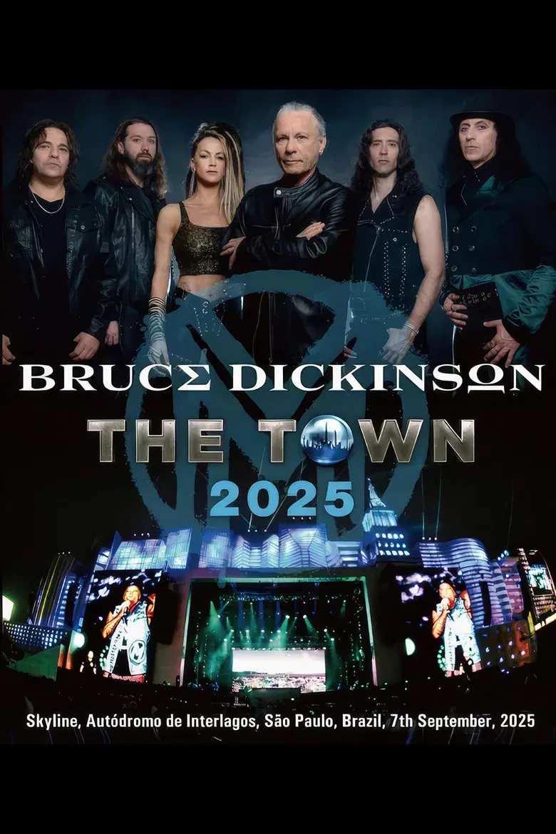 Bruce Dickinson - The Town Festival 2025 poster background