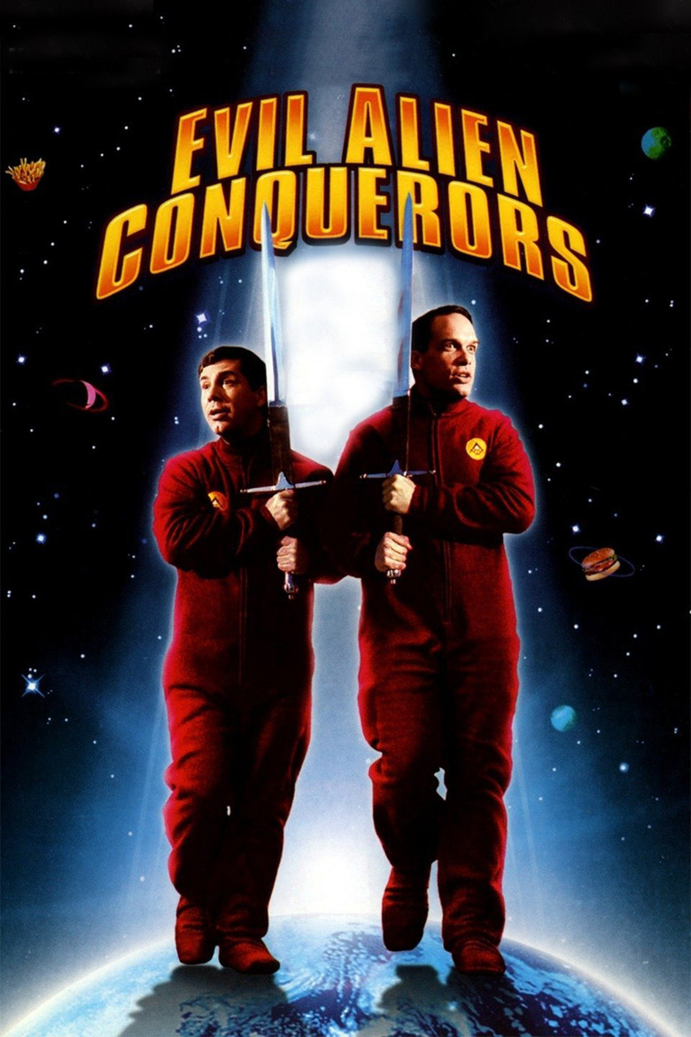 Evil Alien Conquerors poster background