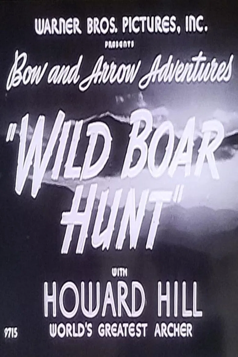 Wild Boar Hunt poster background